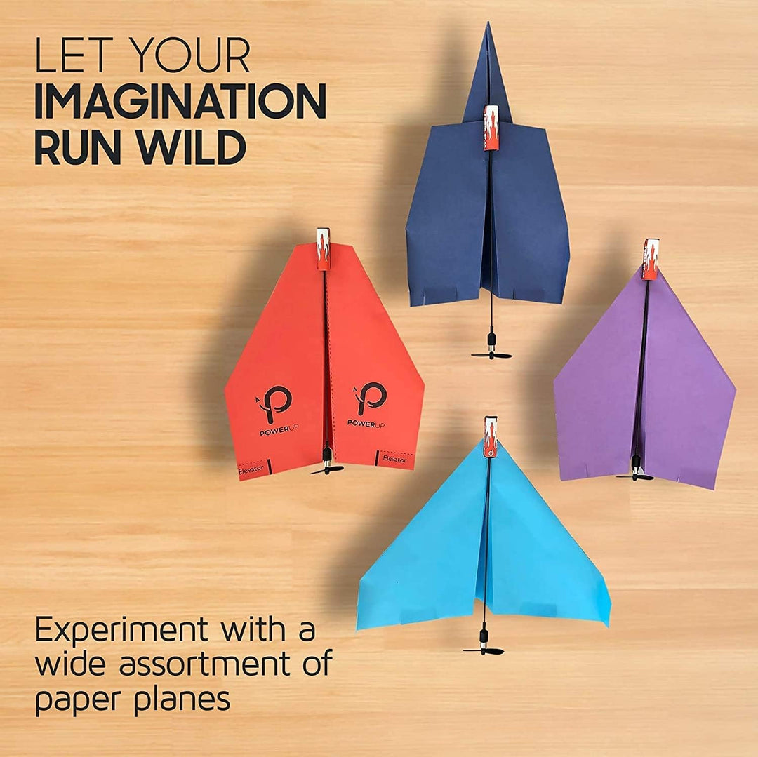 POWERUP 2.0 Paper Airplane Conversion Kit | Electric Motor for DIY Paper Planes