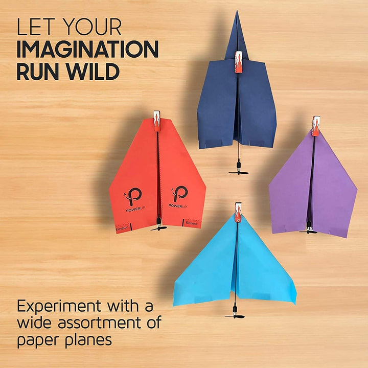 POWERUP 2.0 Paper Airplane Conversion Kit | Electric Motor for DIY Paper Planes