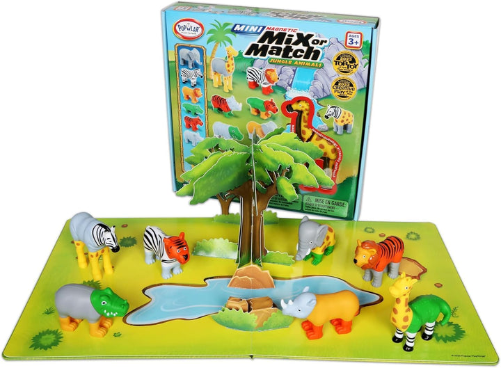 Mini Magnetic Mix or Match Animals - Jungle