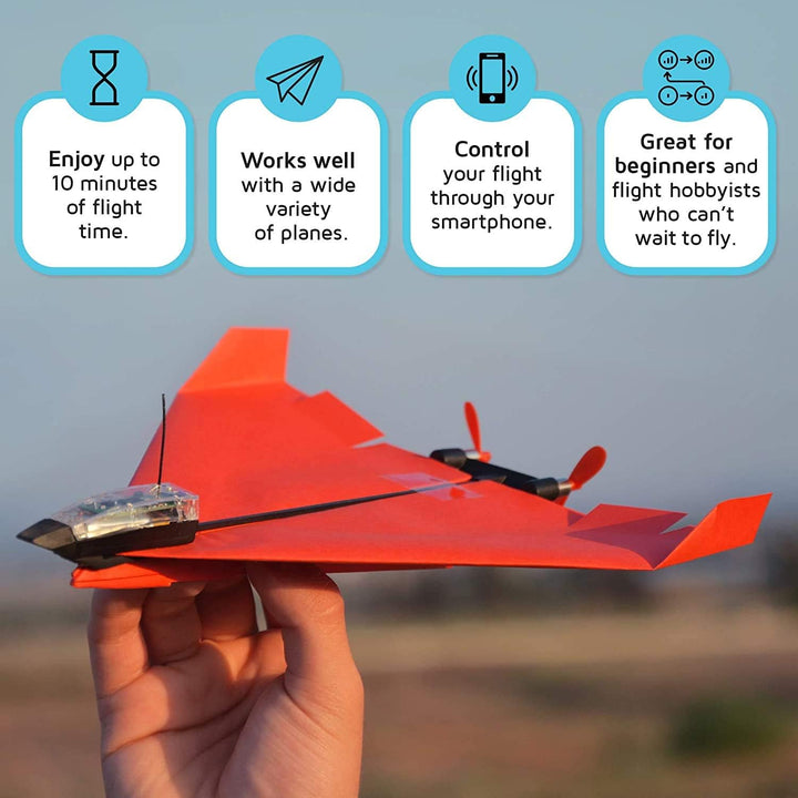 POWERUP 4.0 The Next-Generation Smartphone Controlled Paper Airplane Kit