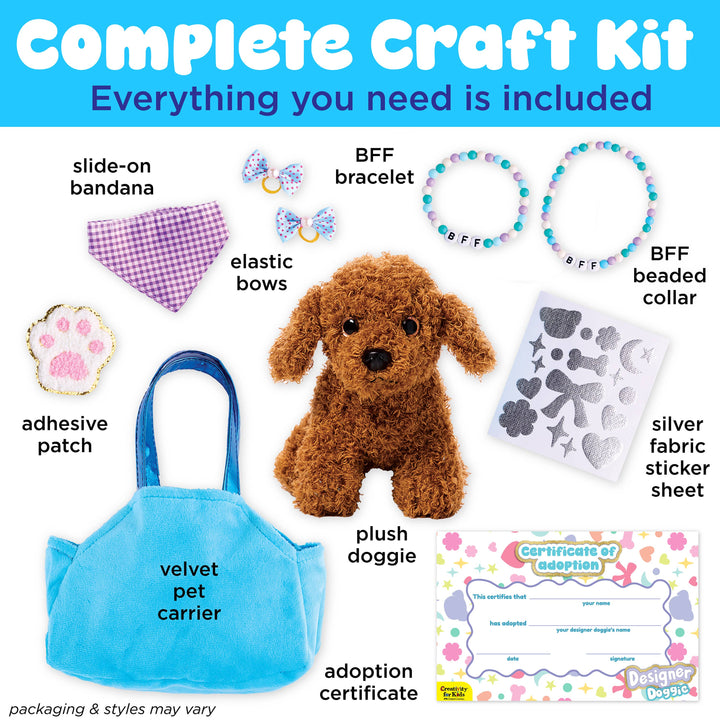 Decorate Your Own Designer Doggie Craft Kit for Kids