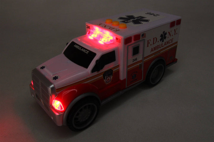 NY554772 FDNY Ambulance w/lights & sound by Daron Toys