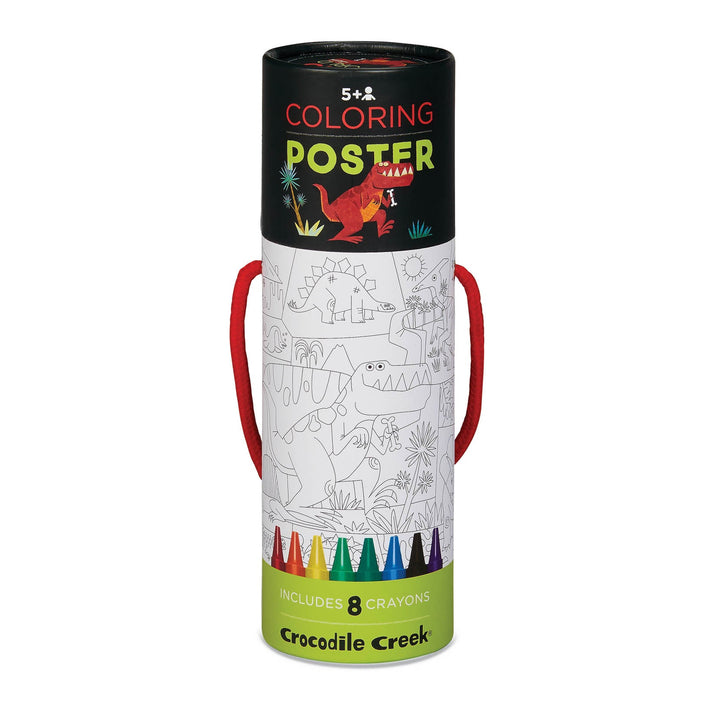 Coloring Poster Art Set- Dino World