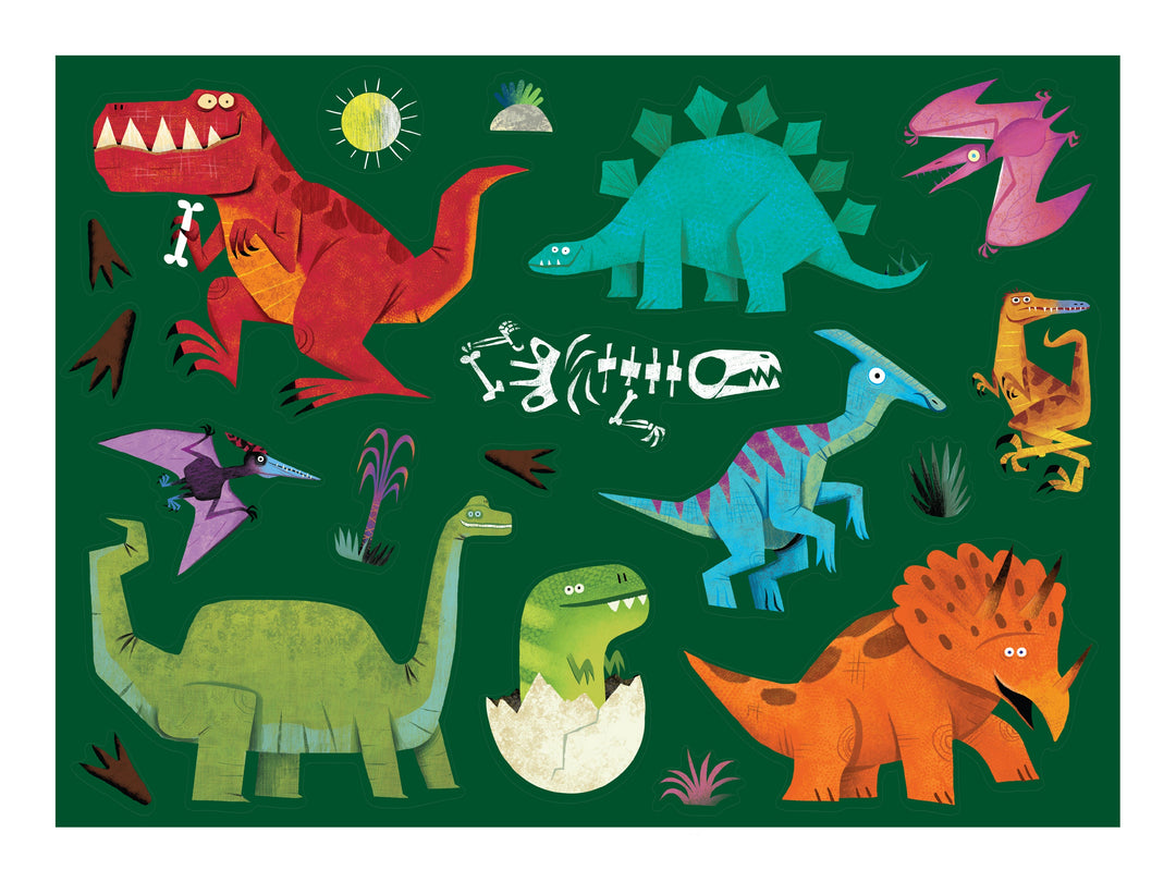 Coloring Poster Art Set- Dino World
