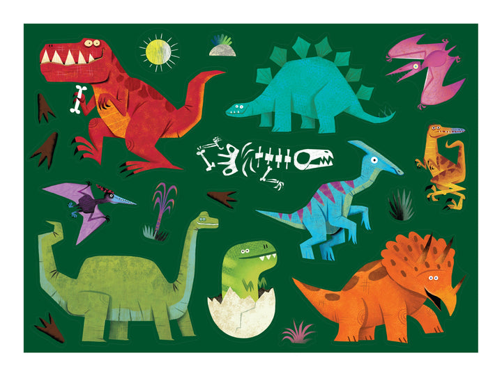 Coloring Poster Art Set- Dino World
