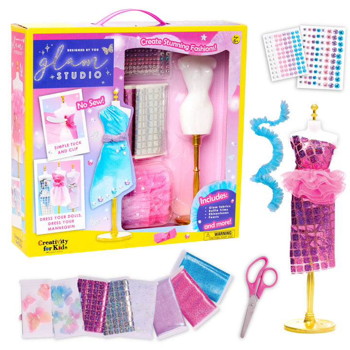 Designed By You Glam Fashion Design Studio Craft Kit
