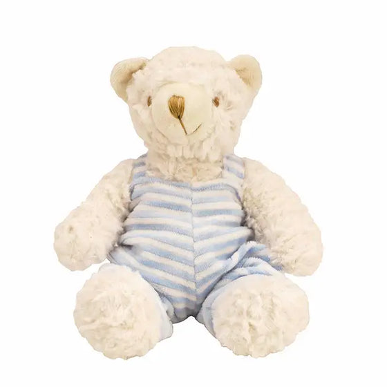 10" Stuffed Bear-Blue Overalls
