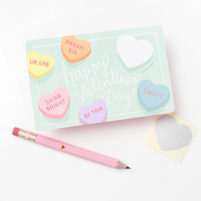 Scratch-Off Valentines-Sweetheart-Set of 18