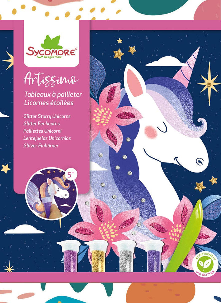 Artissimo -S Glitter Boards - Unicorns - 5y+
