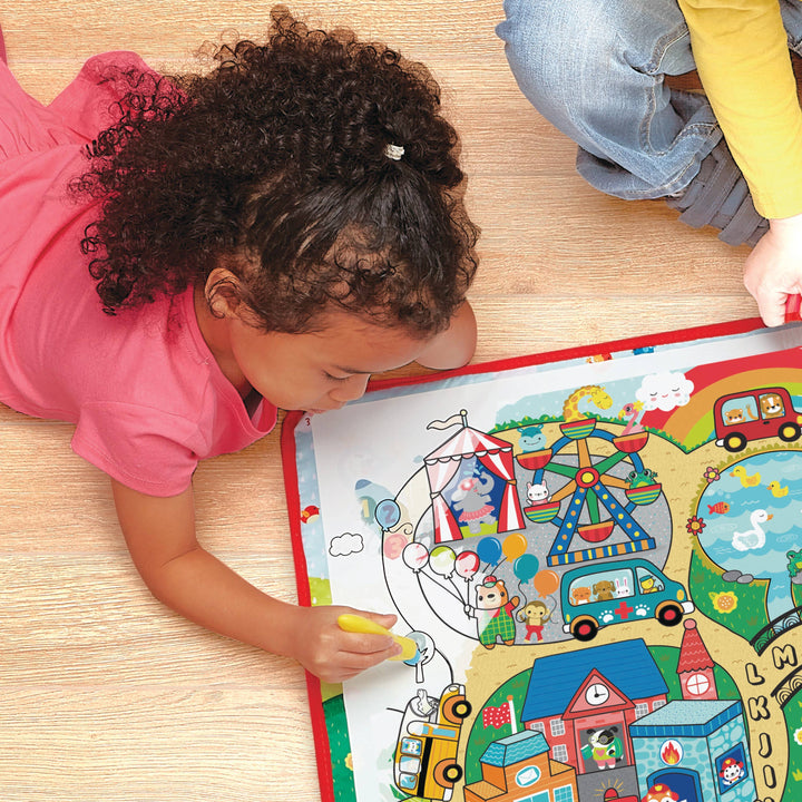 Magic Reveal Discovery Mat - Busy Village