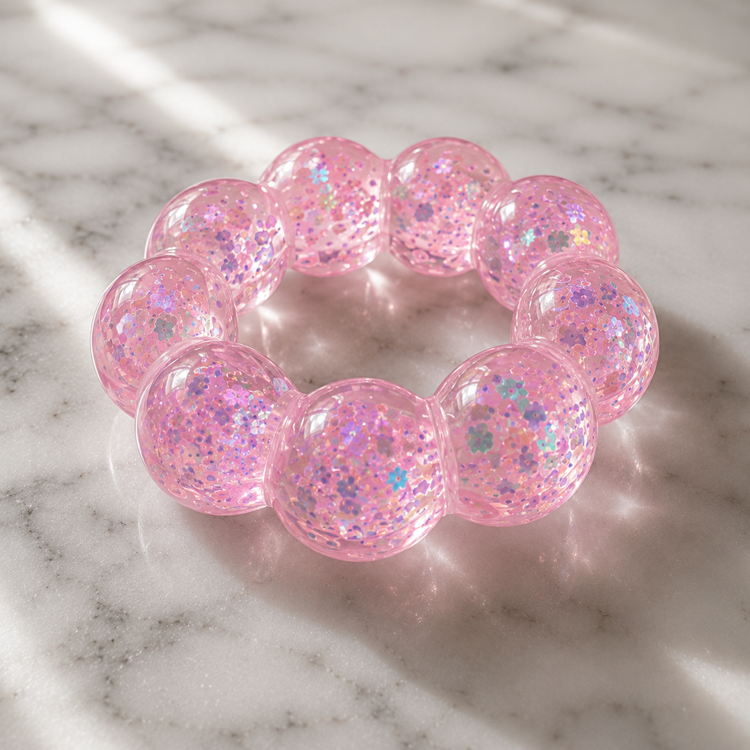 Feelzies™ Original Squishy Bracelet: Lavender Sparkle