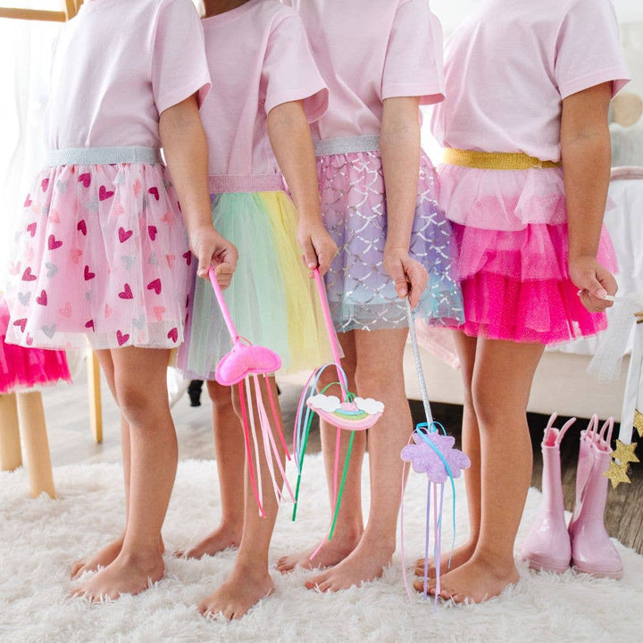 Pink Petal Tutu - Dress Up Skirt - Kids  Tutu: 2-4Y