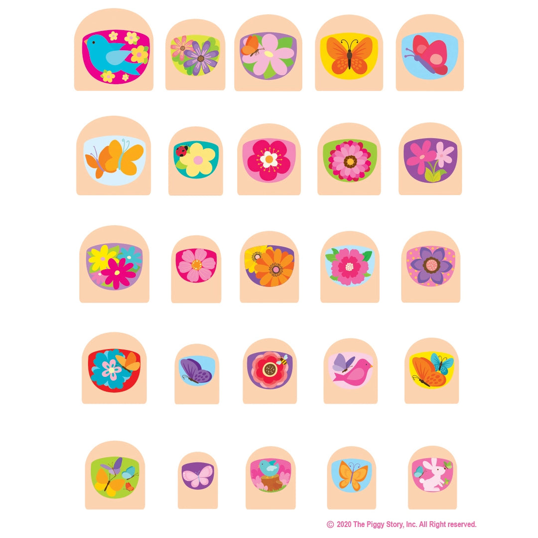 Lil' Fingers Nail Art Stickers- Spring Fling