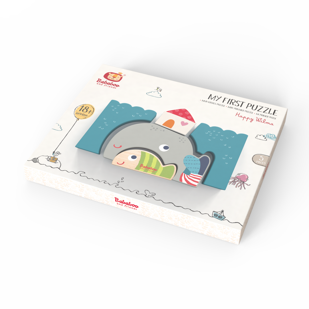 Happy Wilma Whale My First Puzzle [18+ Months]
