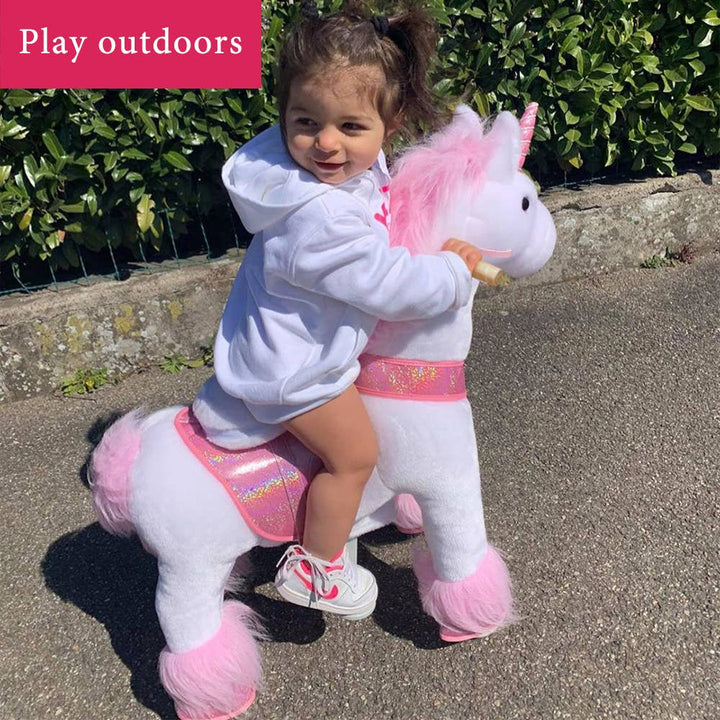 PonyCycle Ride-On Pink Unicorn Model U for age 3-5