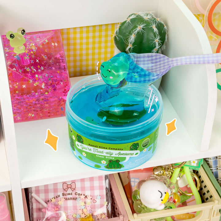You're Toad-ally Awesome Clear Slime (4pcs/case)