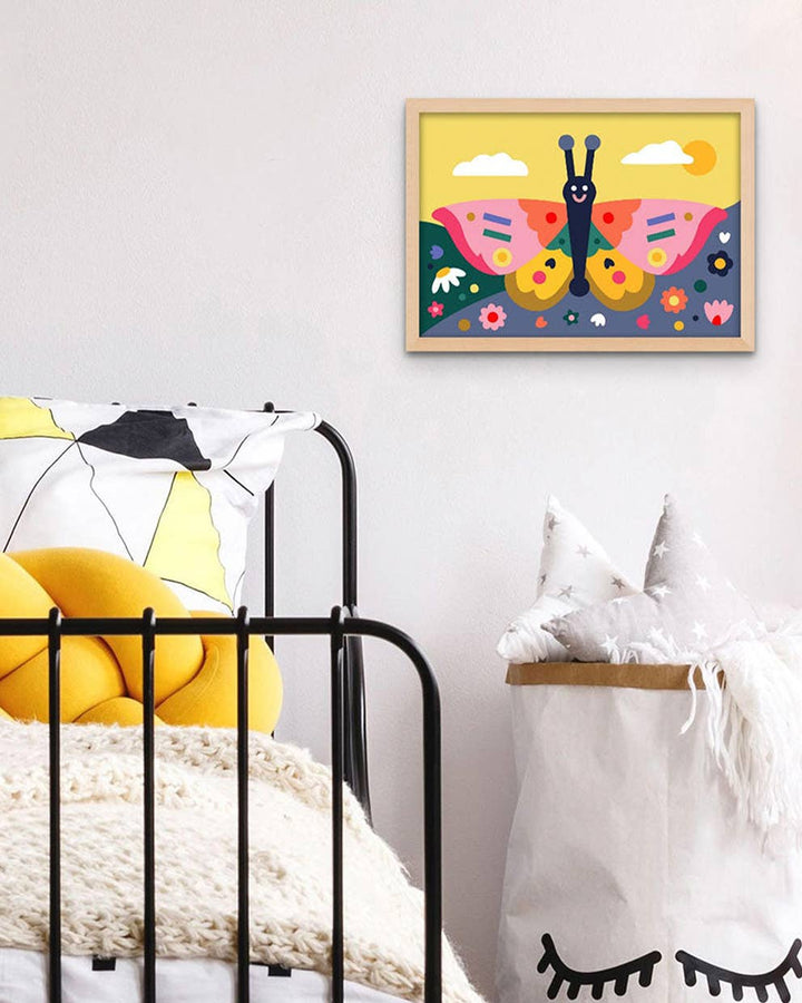 Paint by Numbers Kit & Canvas for Kids - Spring Wings