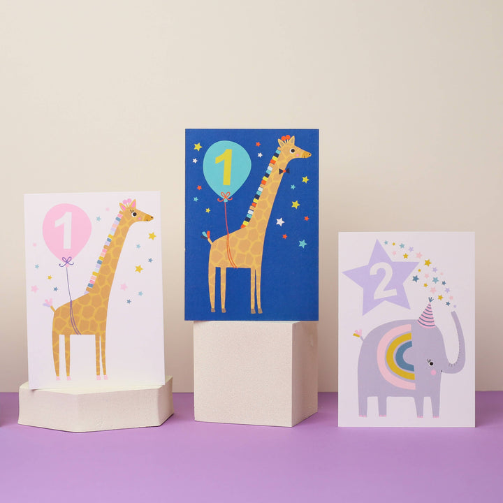 Age 2 Purple Kid's Birthday Card | Children’s Birthday Card