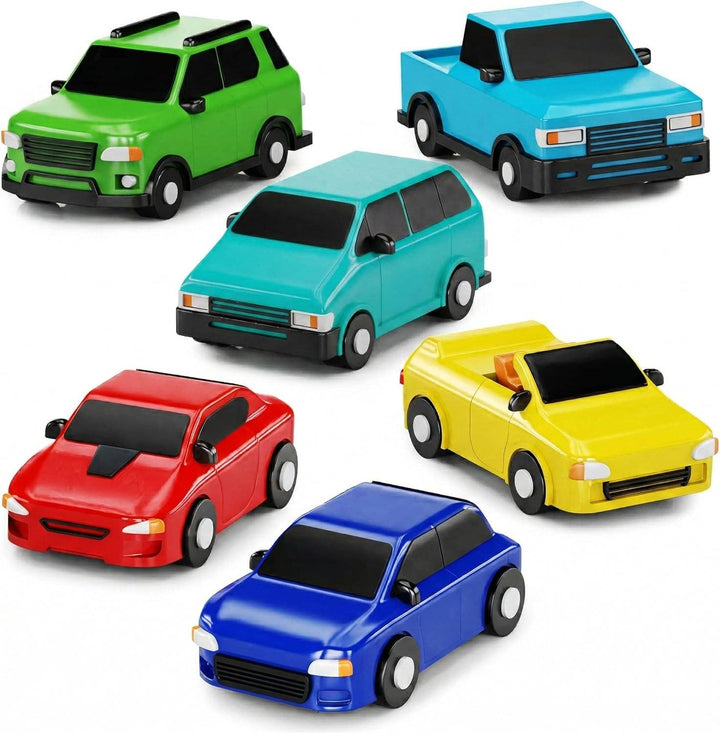 Tub Works® Everyday Cars™ Mold Free Baby Bath Toys, 6 Pack
