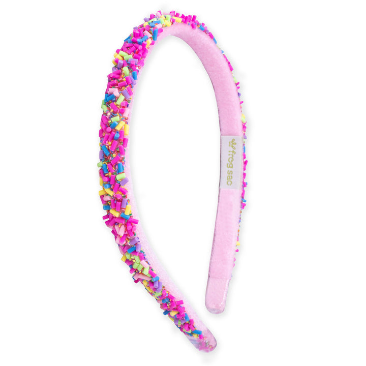 Thin Sprinkle Headband -Pink