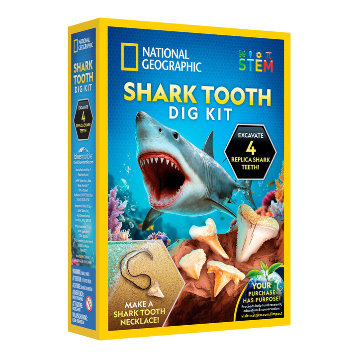 National Geographic Replica Shark Tooth Dig Kit