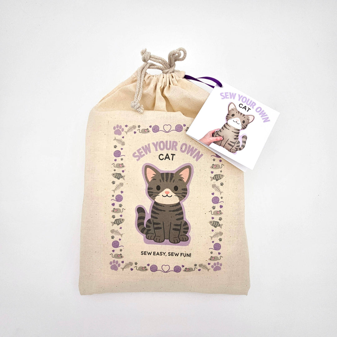 Sew Your Own Cat Kit - Tabby Cat 