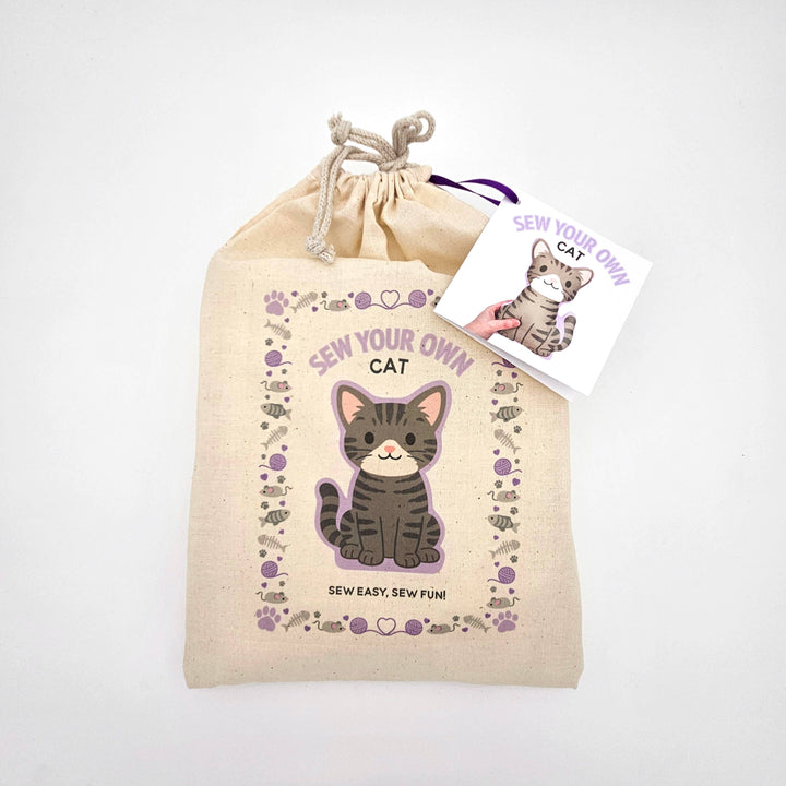 Sew Your Own Cat Kit - Tabby Cat 