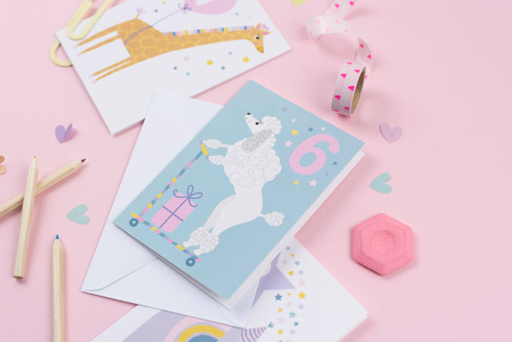 Age 1 Pink Kid's Birthday Card | Children’s Birthday Card