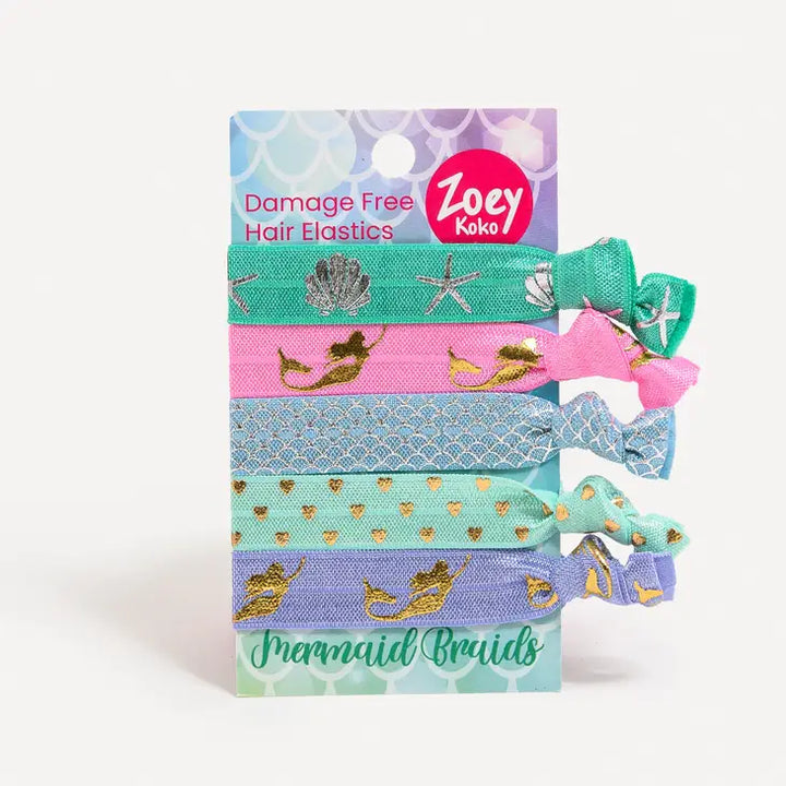 Mermaid Braids Damage Free Hair Ties