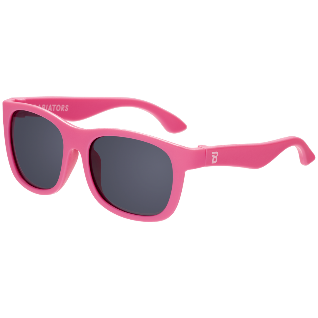 Hot Magenta Kids Navigator Sunglasses on Peggable Hangtag: Ages 0-2