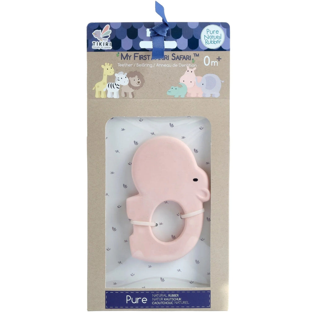Hippo Organic Natural Rubber Teether