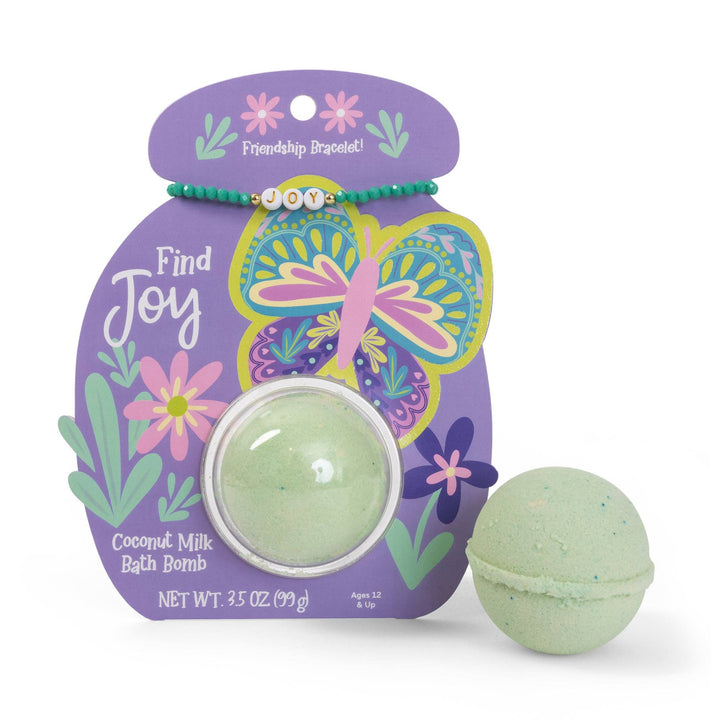 Friendship Bracelet Bath Bomb - Find Joy | Forever Young Collection