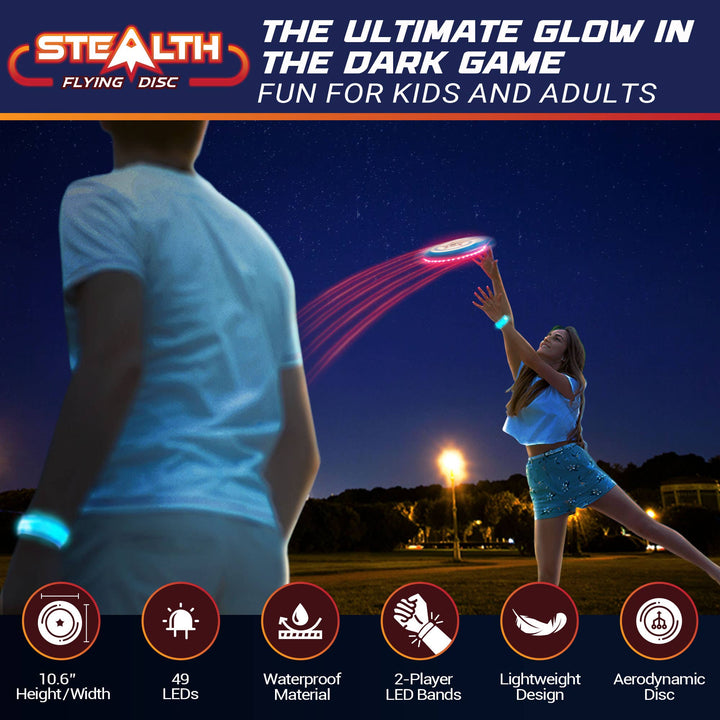 USA Toyz Stealth Flying LED Disc