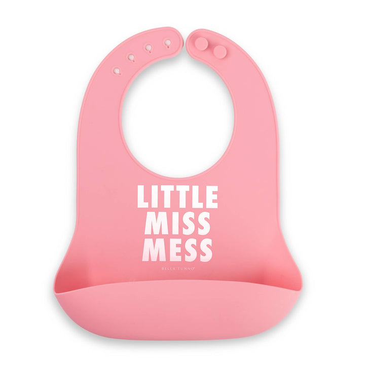 Little Miss Mess Wonder Bib: Pink