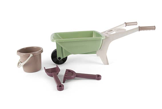Dantoy Green Garden Wheelbarrow 100% Recycled Materials Set