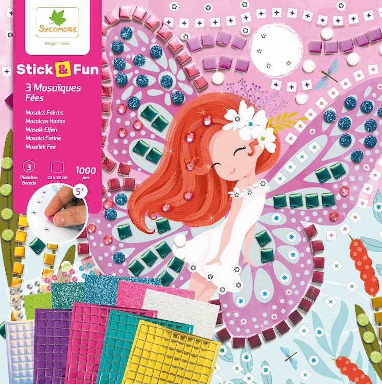 Stick'N Fun - S Mosaics Fairies - 5y+