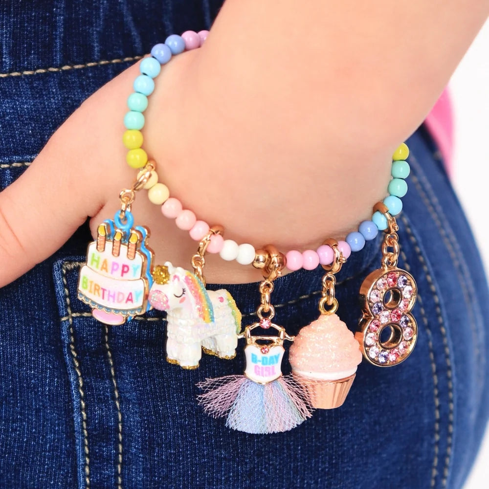Gold B-Day Girl Tutu Charm