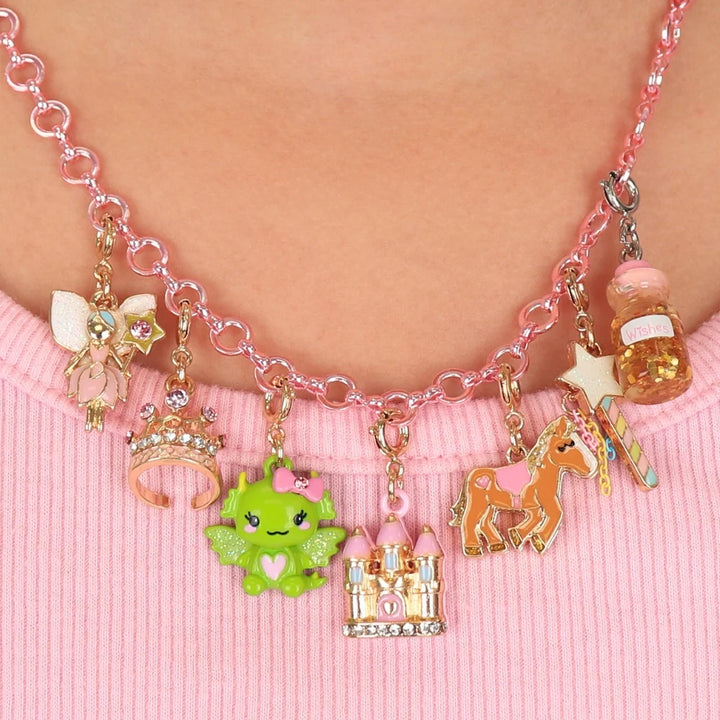 Gold Fairytale Castle Charm