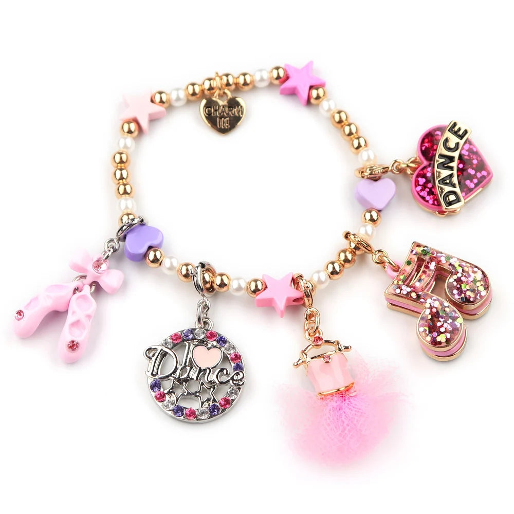 Gold Ballet Tutu Charm