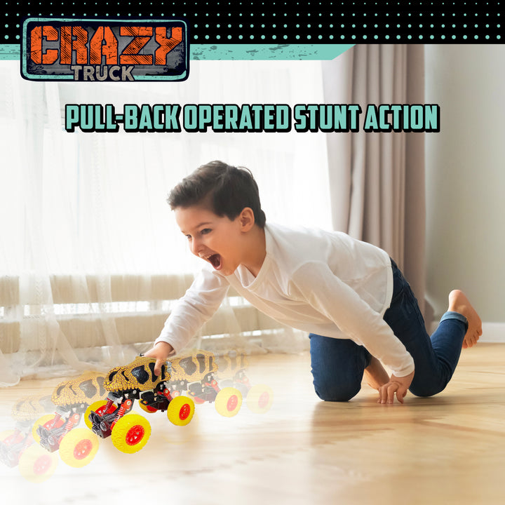 Crazy Truck - Pull Back Dinosaur Truck