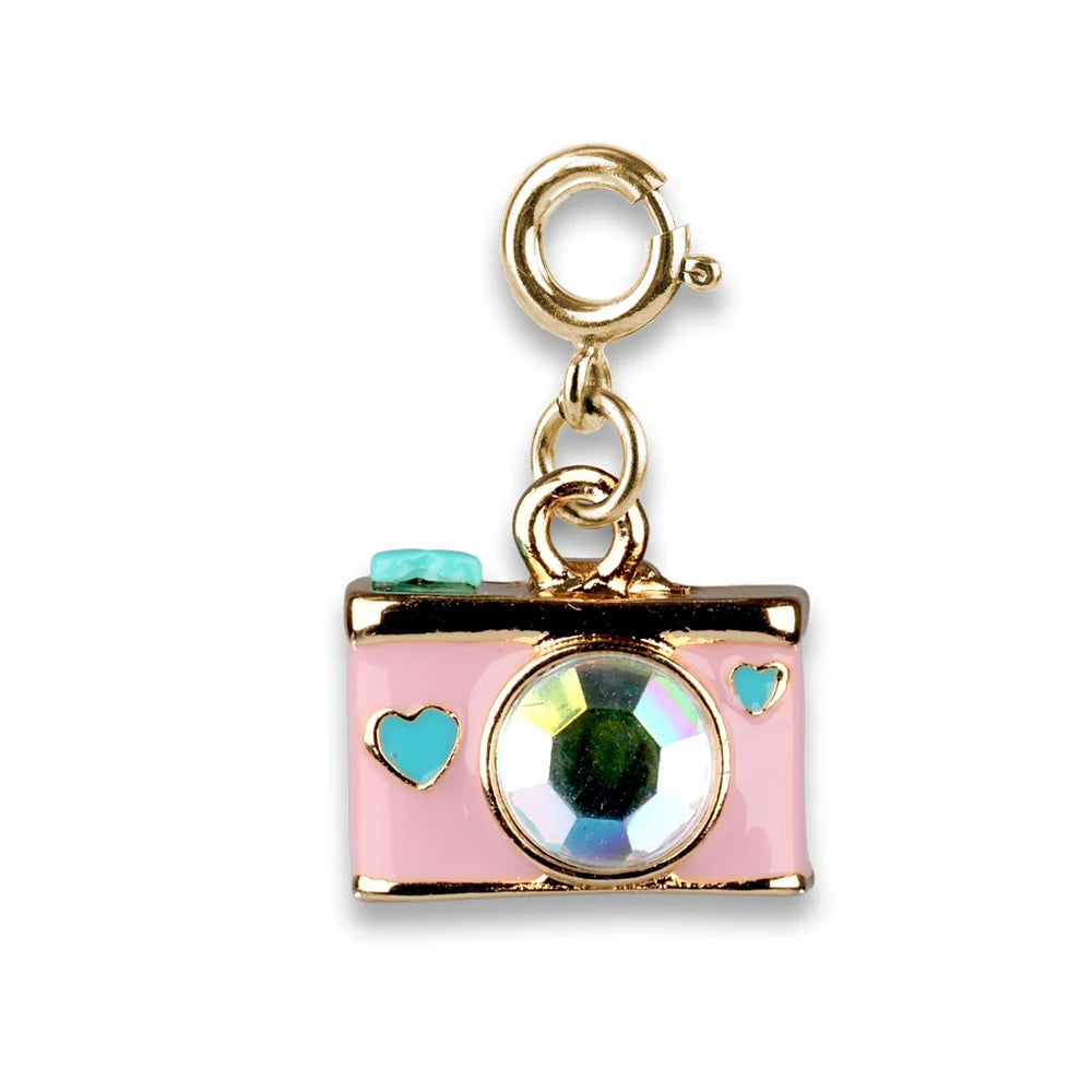 Gold Camera Charm
