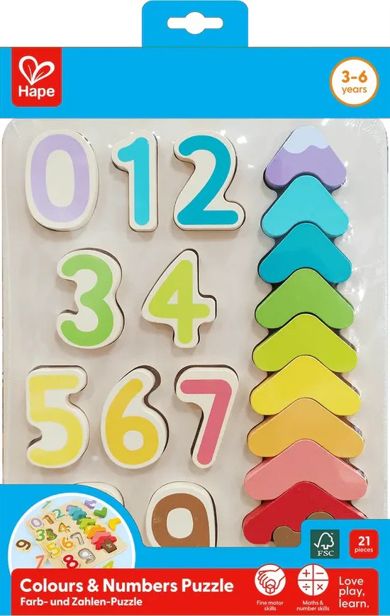 Hape Color & Numbers Puzzle