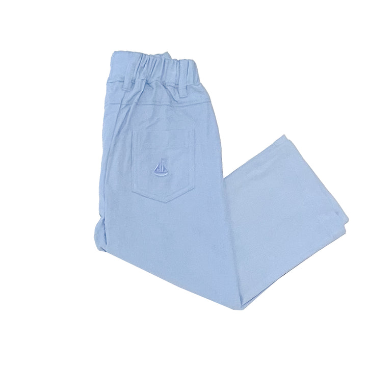 Corduroy Cisco Trousers-Chatham Bars Blue