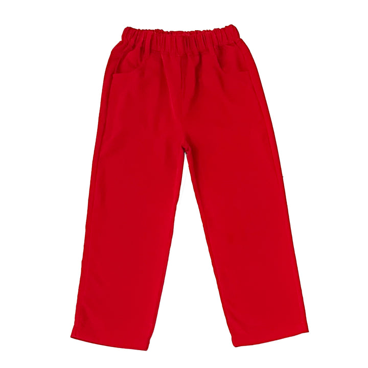 Corduroy Cisco Trousers-Royal Red