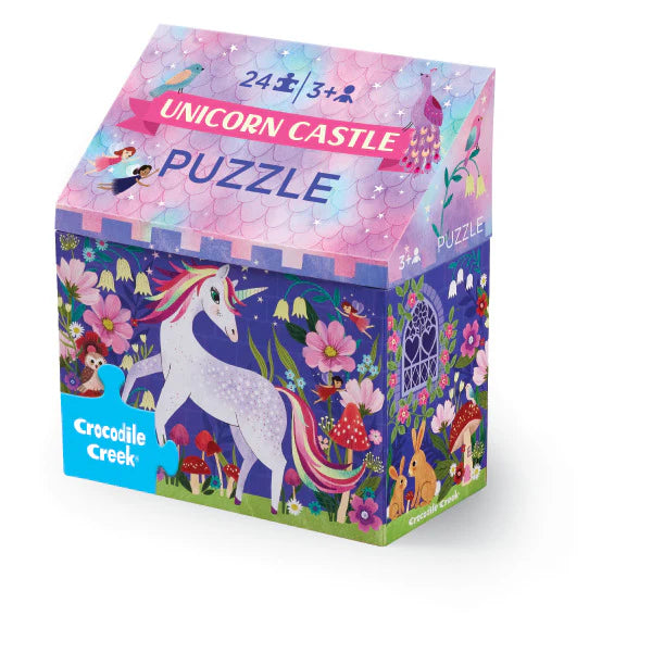 Crocodile Creek 24pc Puzzle - Unicorn Castle
