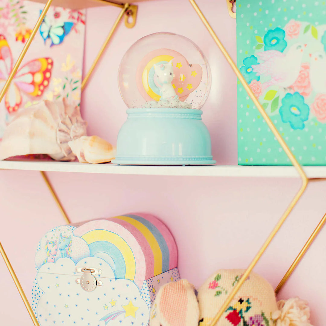Snow Globe Night Light-Unicorn