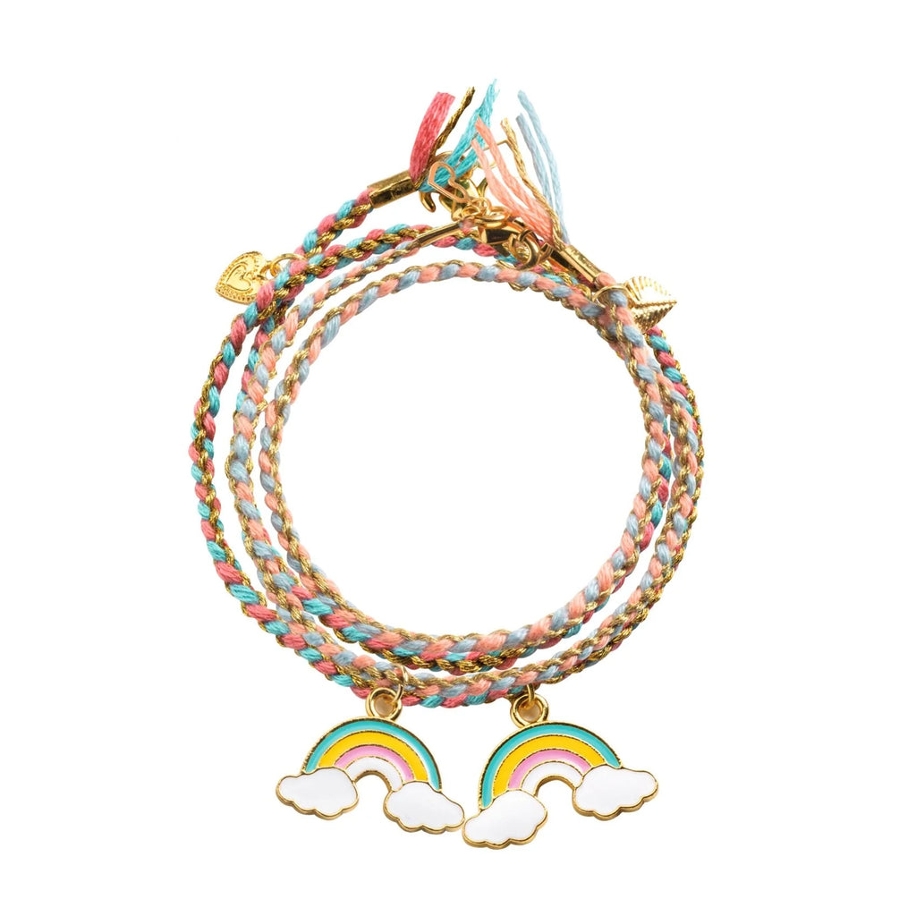 Rainbow Kumihimo Beads & Jewelry