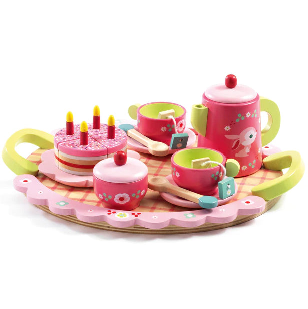 Lilli Rose Tea Party Wooden Tea Set