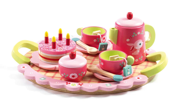 Lilli Rose Tea Party Wooden Tea Set