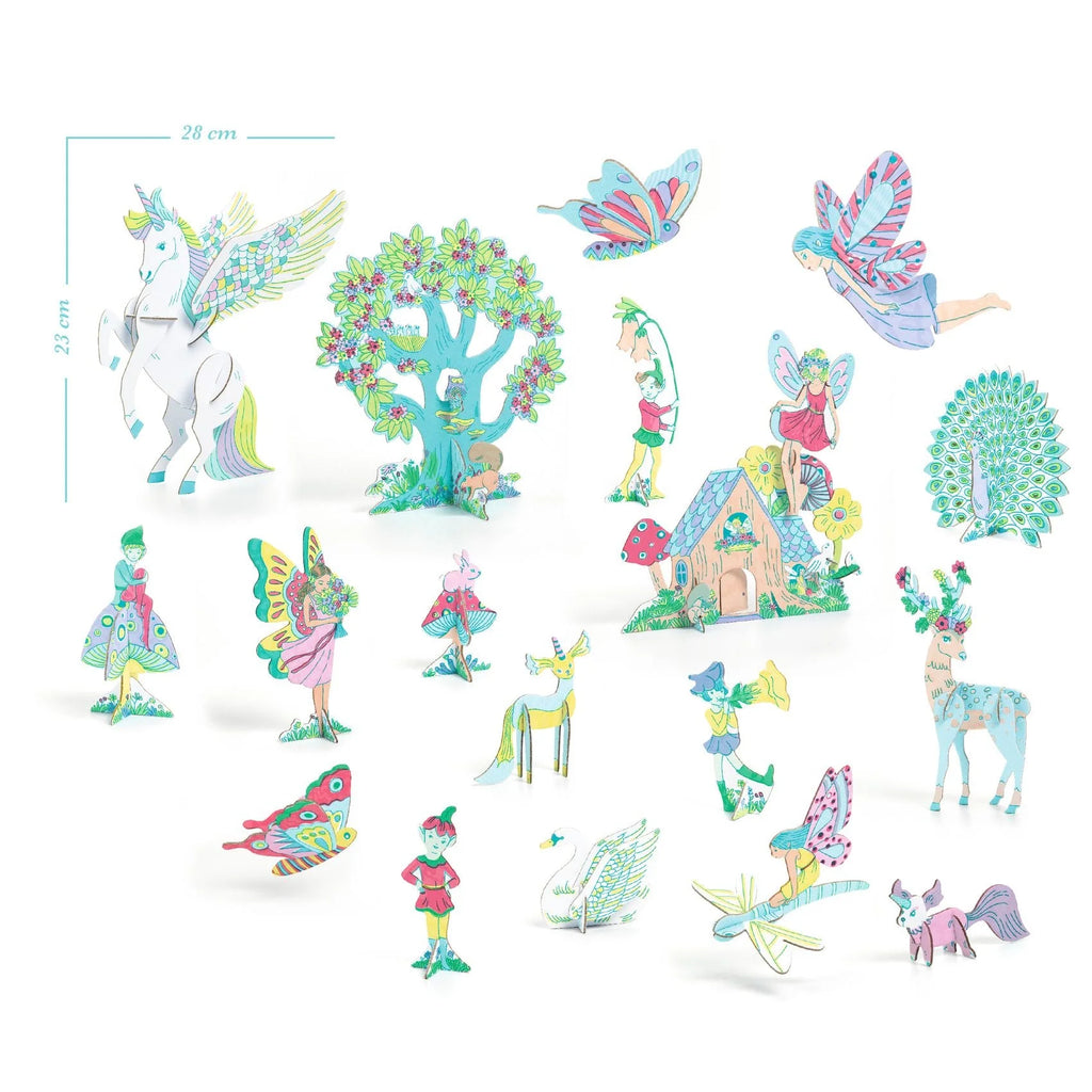 Fairy World Color. Assemble. Play. DIY Craft Kit